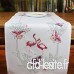 Kamaca Série Flamingos avec Broderie sophistiquée et Brillant argenté Discret  Polyester  Tischläufer 40x160 cm - B07NLJS2NR